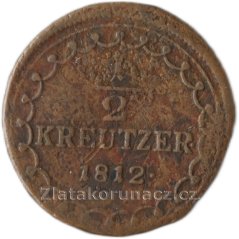 1/2 krejcar 1812 S