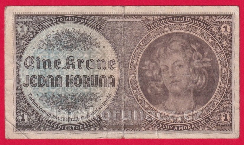 1 koruna 1940 D 078