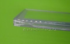 Plastový rámeček na bankovku - poškozený
