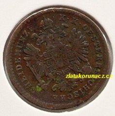 1 krejcar F.J.I.-1861 E