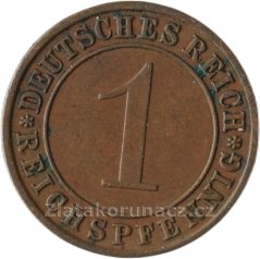 Německo - 1 Reichspfenig 1934 D