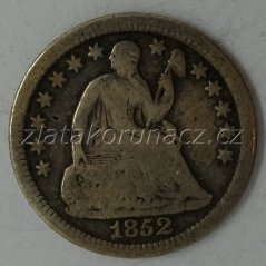USA - 1/2 dime 1852 O