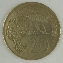 New Zealand - 20 cents 1971