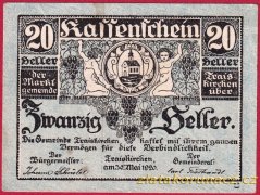 Traiskirchen - 20 haléřů - 1921