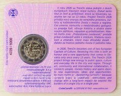 2026 - 2€ - Trenčín - sběratelská karta
