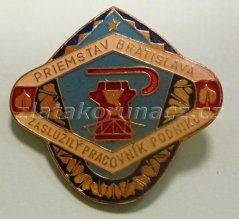 Zasloužilý pracovník podniku Priemstav Bratislava