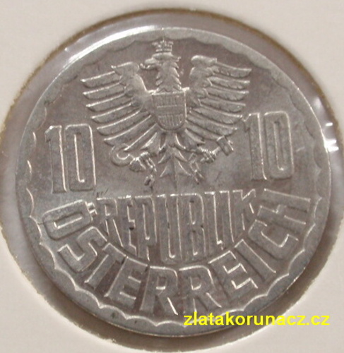 Rakousko - 10 groschen 1966