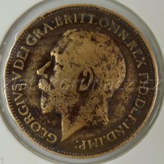 Anglie - 1 Farthing 1922