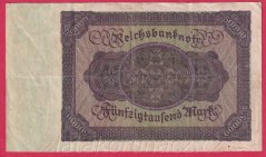 Německo - 50000 mark 19.11.1922 - série D - 8 m.č.