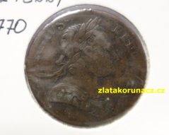 Anglie - 1/2 penny 1770