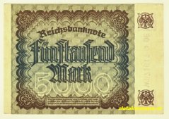 Německo - 5000 mark 2.12.1922 - série W-OE