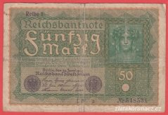 Německo - 50 mark 24.6.1919 - série LDa-pořadí 1