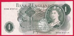 Anglie - 1 Pound b.l. 1970-1978