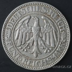 Německo - Výmar - 5 marka 1927 A
