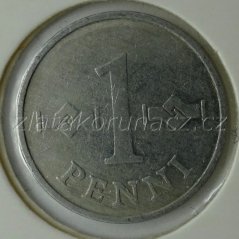 Finsko - 1 penni 1975