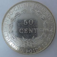 Francouzská Indočína - 50 centimes 1936