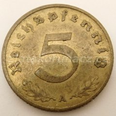 Německo - 5 Reichspfennig 1937 A