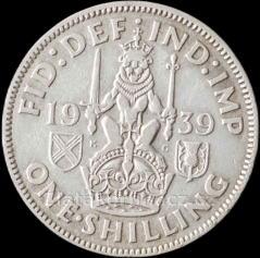 Anglie - 1 shilling 1939