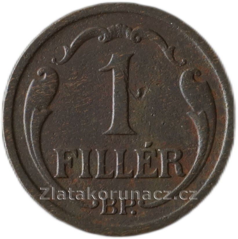 Maďarsko - 1 fillér 1934 BP