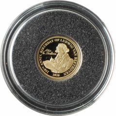 Zlatá mince - Fiji - 1 Dollar 2020 Ludwig Van Beethoven
