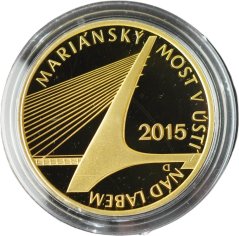 2015 - 5 000 Kč - Mariánský most v Úslí nad Labem Proof