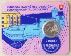 2026 - 2€ - Trenčín - sběratelská karta