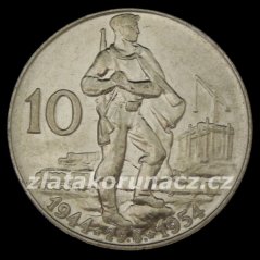 1954 - 10kčs-10.výročí SNP - Standart