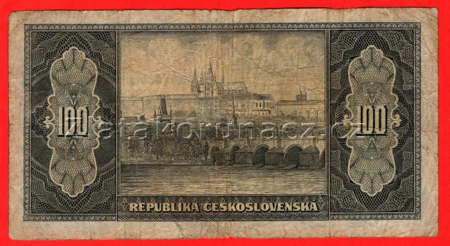 100 Kčs 1945 GC