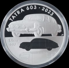 2023 - 500Kč Osobní Automobil Tatra 603 Proof
