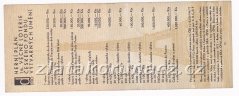 Los - 5 kčs - 16. Věcná loterie českého fondu výtvarných umění E - r.1973