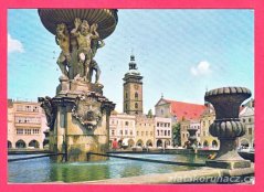 České Budějovice - Žižkovo náměstí-(kašna)