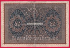 Německo - 50 mark 24.6.1919 - série ECa-pořadí 1