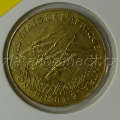 Afrika - Centrální - 5 franc 1984