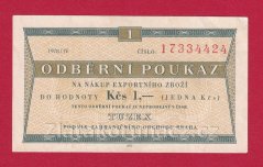 1 Tkčs -Tuzexová poukázka 1978/ IV