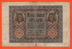 Německo - 100 Mark 1.11.1920 - série W-G