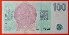 Česká republika - 100 korun 2018 J 48