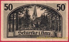 Schierke - 50 pfennig - 1921