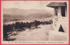 Font Romeu - la Grand hotel - Panorama de la Cerdagne
