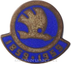Škoda 1859-1959 modrý