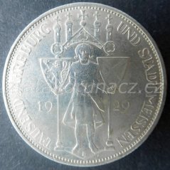 Německo - Výmar - 3 marka 1929 E- Meissen