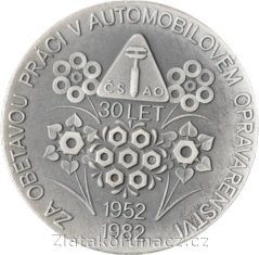 Za obětavou práci v automobilovém opravárenství