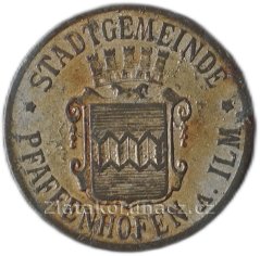 Německo - Pfaffenhofen an der Ilm - 5 pfennig 1917
