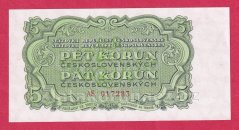5 Kčs 1953 AS - ruský číslovač