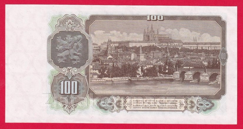 100 Kčs 1953 MA -český číslovač