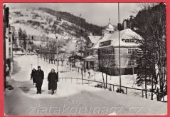 Jáchymov - státní lázně - brána západní části Krušných hor