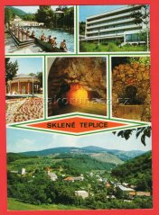 Sklené Teplice - kúpalisko, Nočné sanatorium, Hudobný pavilon, Parenisko, Minerálny prameň