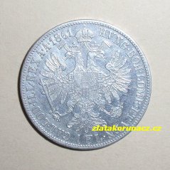 1 zlatník  1861 B