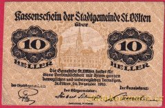 St. Pölten - 10 haléřů - 1919