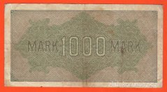 Německo - 1000 mark 15.9.1922 - série Ca-VL