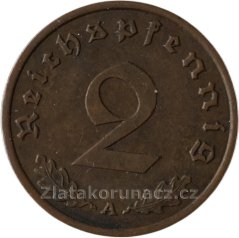 Německo - 2 Reichspfennig 1940 A